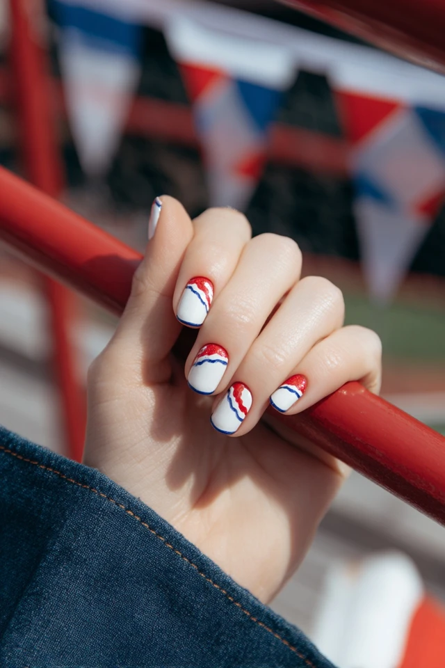 Tailgate Party Nails Inspiration - photo 4