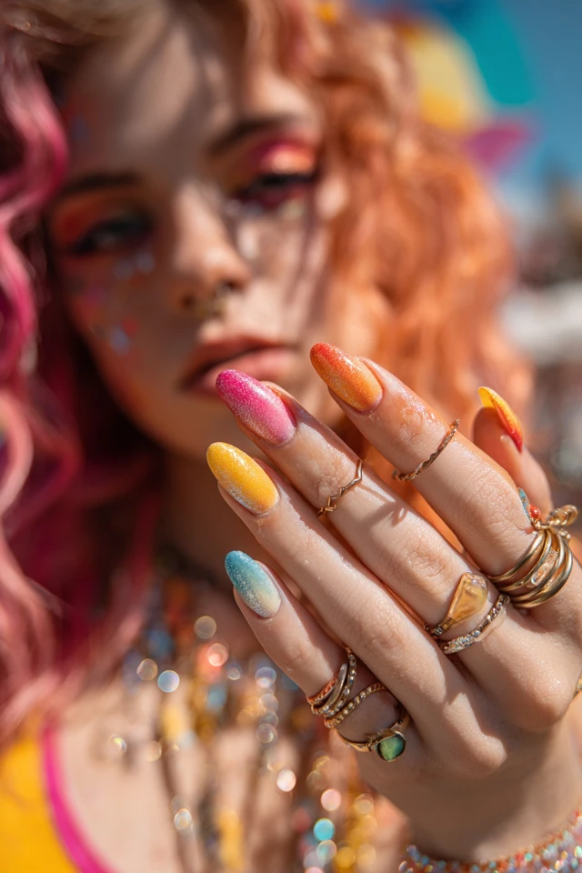 Carnival Parade Nails Inspiration - photo 4