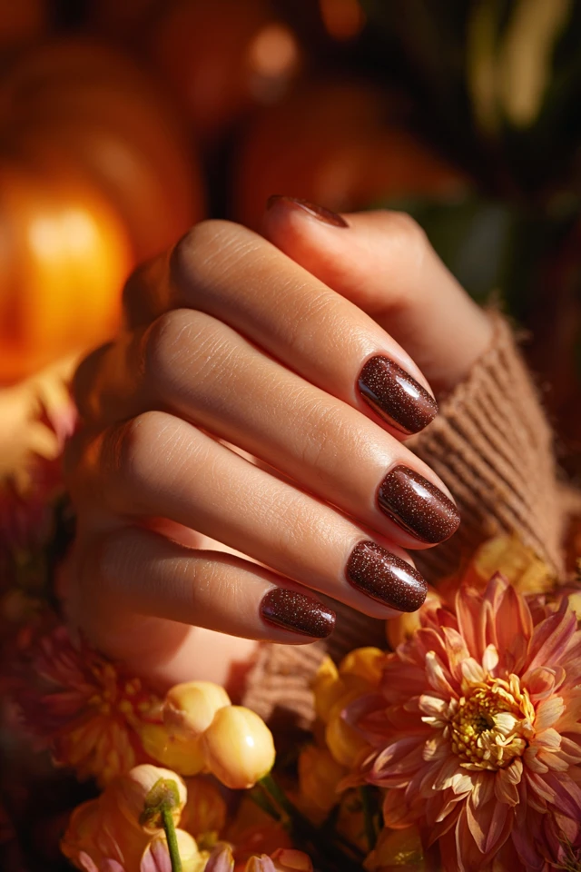 Sweater Fall Glow Nails - photo 4