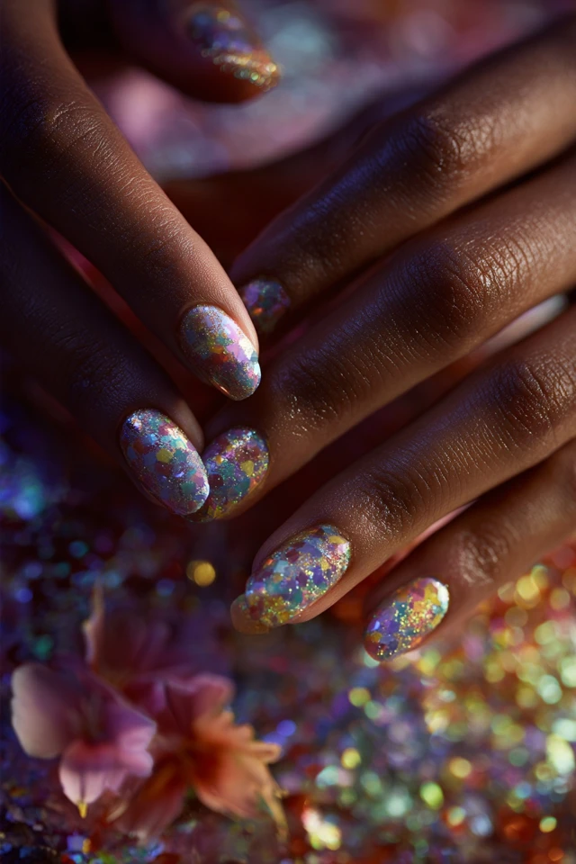 Bright Holi Nails - photo 4