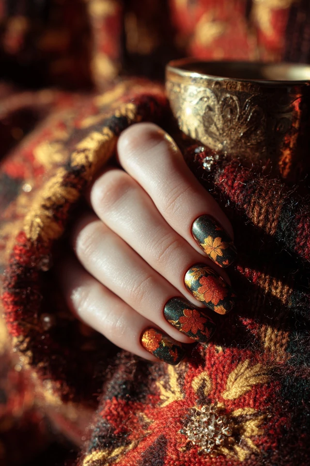 Sweater Autumn Symphony Nails - photo 4