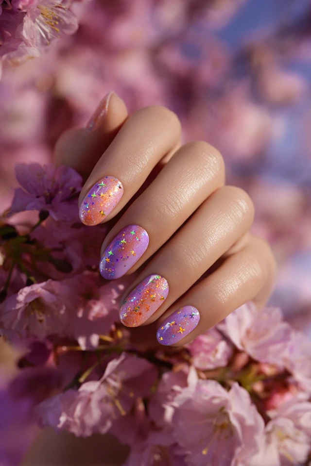 Festive Mardi Gras Nails - photo 4
