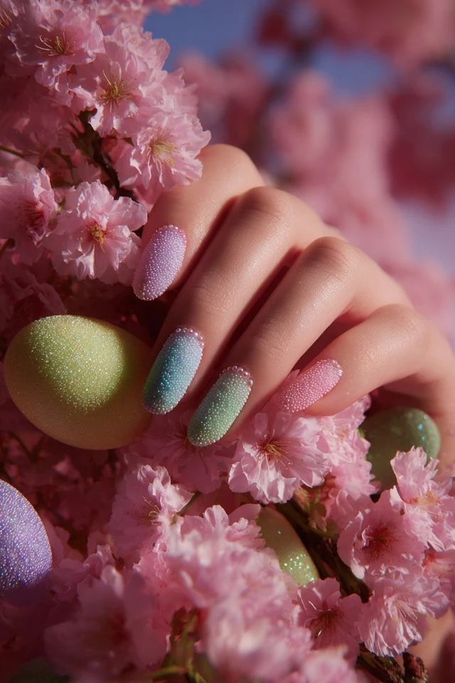 Vivid Labor Day Glam Nails - photo 4