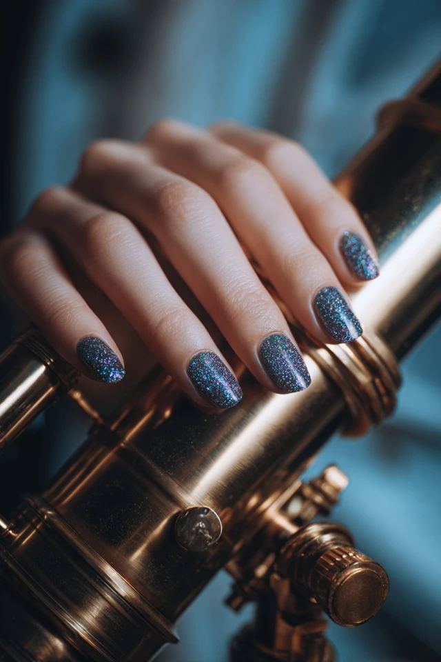 Ultra Galaxy Flake Mani - photo 3