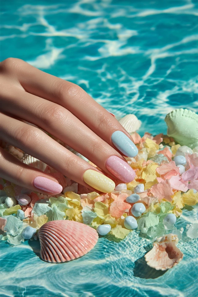 Seashell Summer Symphony Nails - photo 4