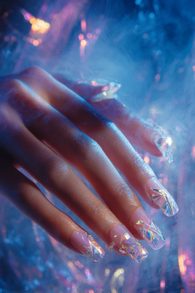 Ultra Shattered Glass Artistry Nails - photo 4