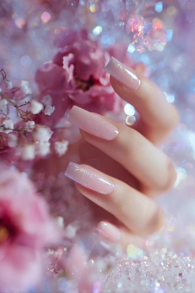 Aurora Winter Glow Nails - photo 3