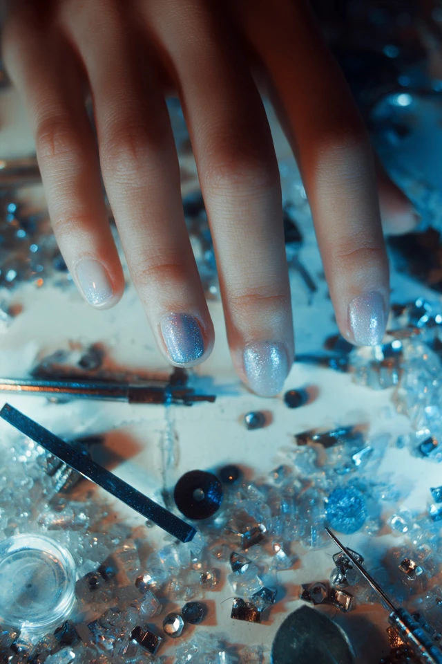 Crystal E-file Carving Mani - photo 3