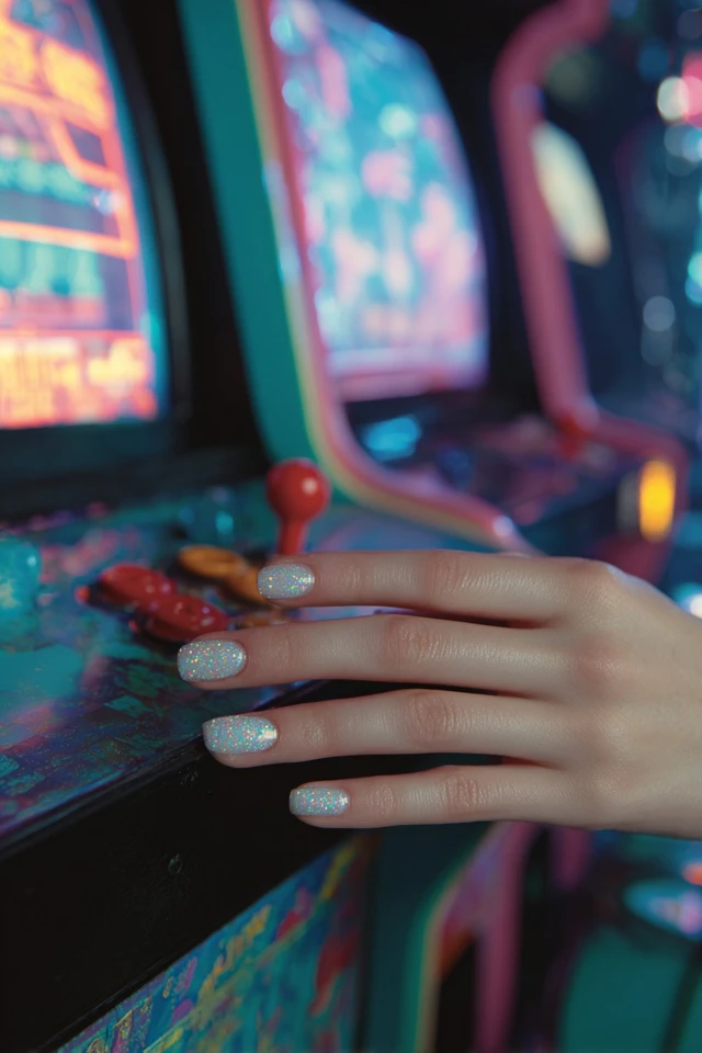 Prismatic Confetti Glitter Mani - photo 4
