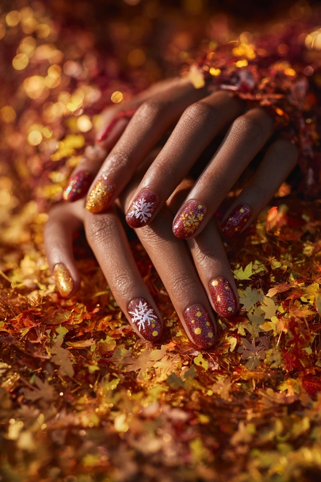Spice Autumn Glow Nails - photo 3