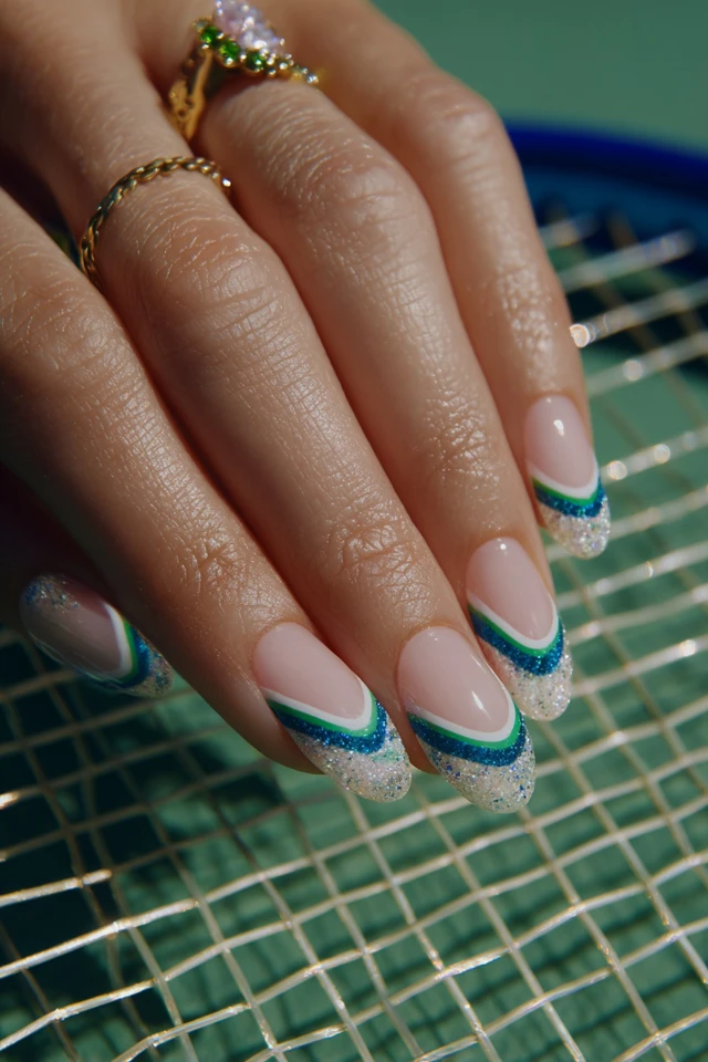 Preppy Aesthetic Nails - photo 3