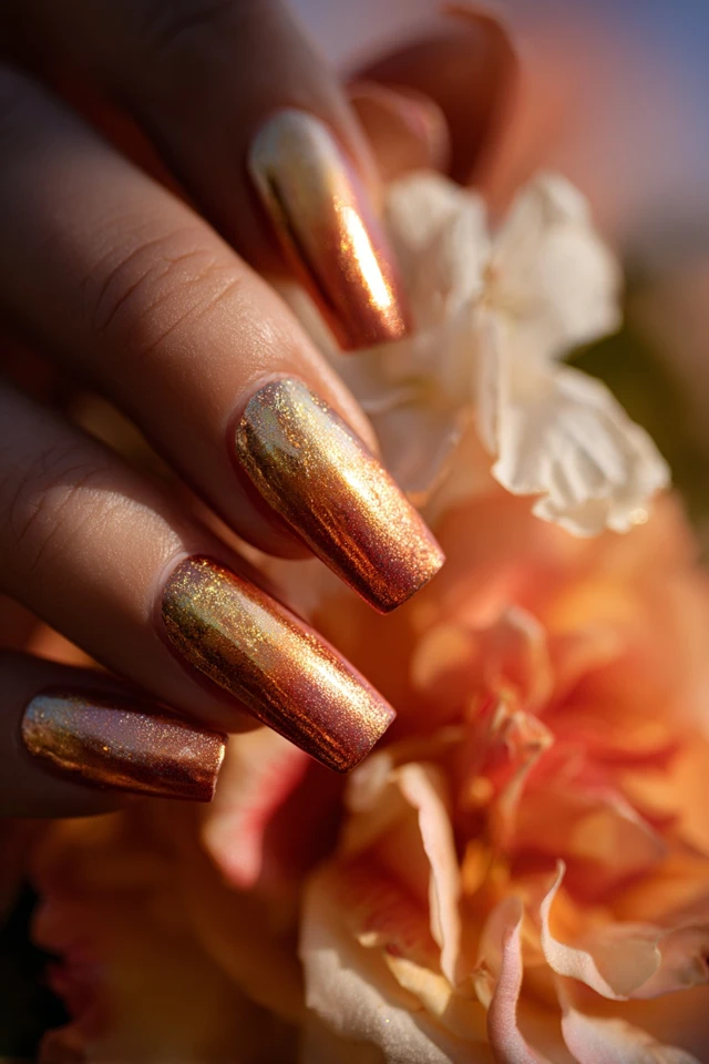 Golden Hour Nails - photo 4