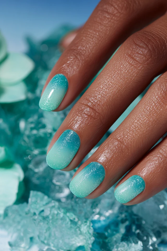 Lagoon Summer Whisper Nails - photo 3
