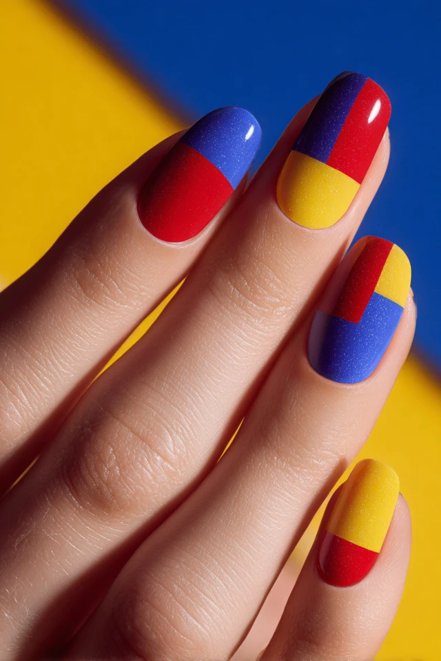 Color-Block Vibe Nails - photo 4