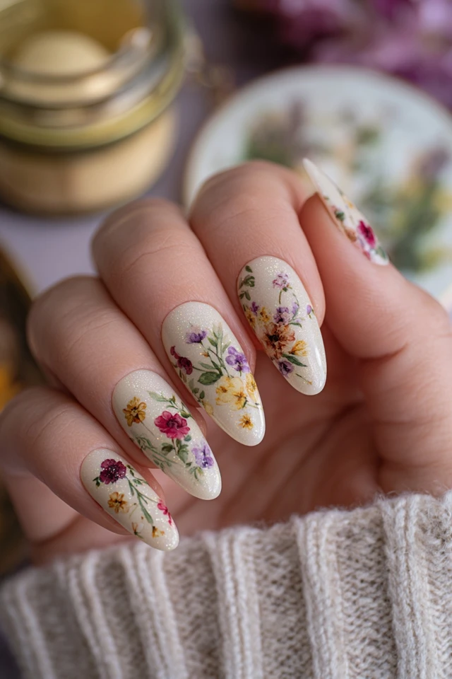 Cottagecore Palette Nails - photo 4