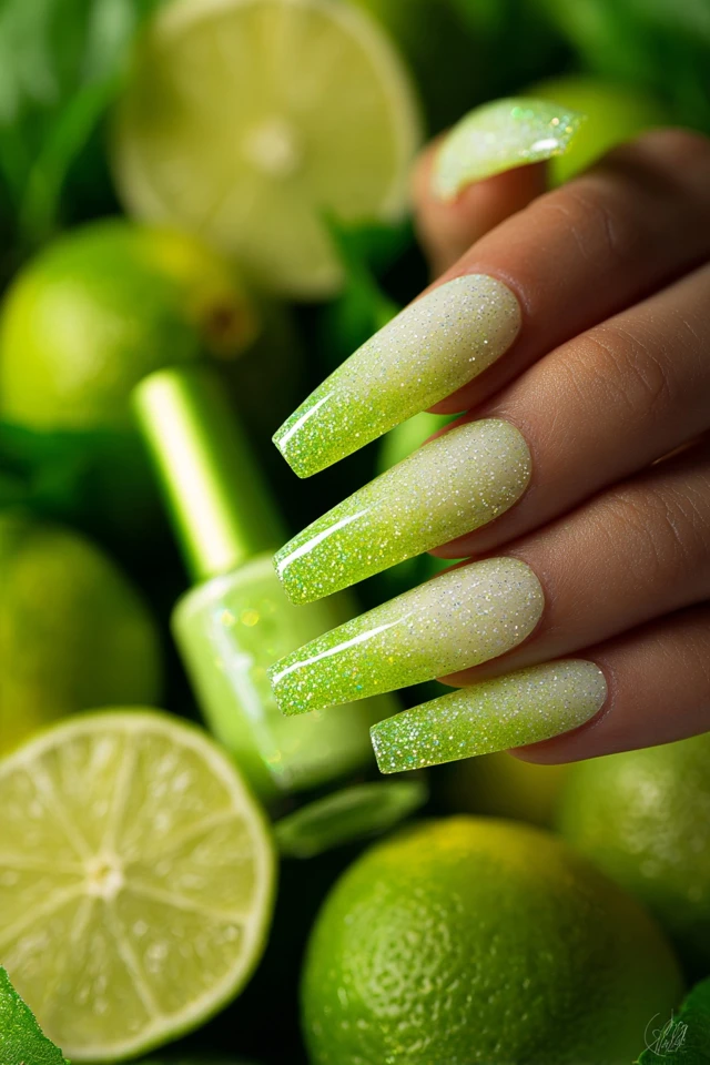 Electric Lime Mani - photo 4