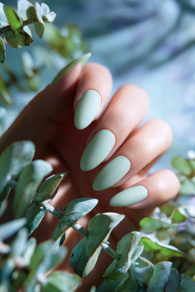 Frosted Glass Design Nails - photo 4