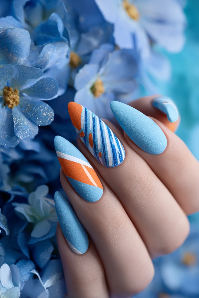 Retro Futurism Aesthetic Nails - photo 4