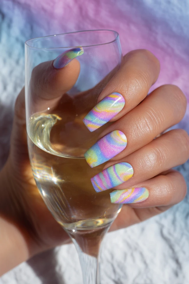 Tie-Dye Dream Palette Nails - photo 4