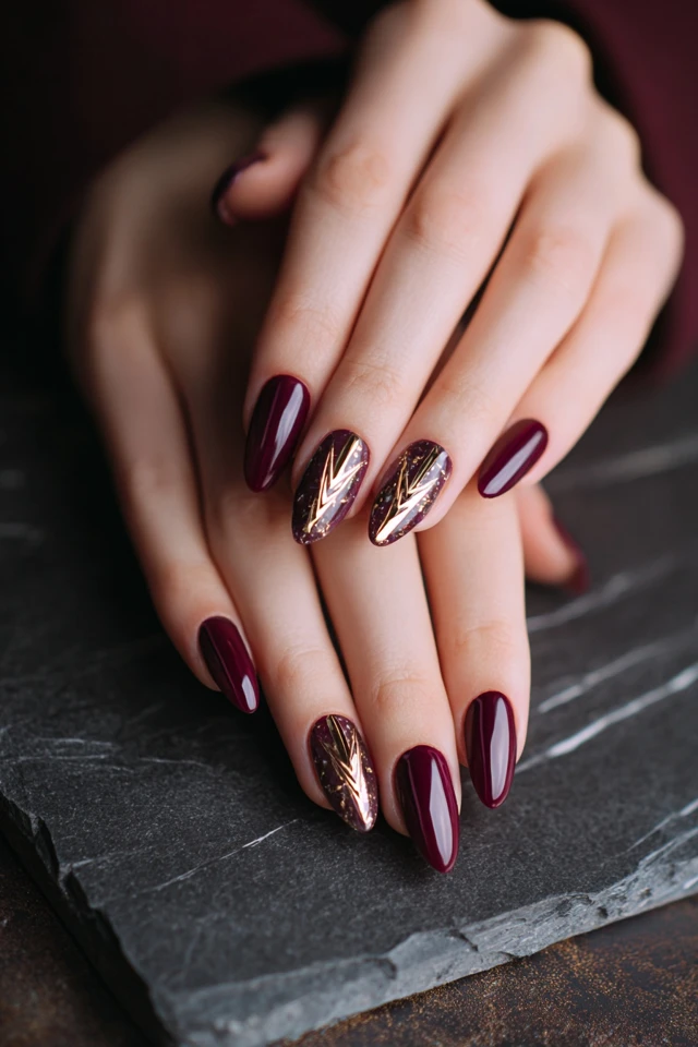 Sharp Arrow Split Silhouette Nails - photo 3