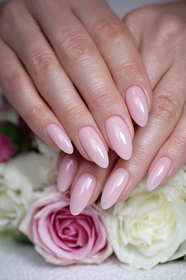 Glam Natural Rounded Silhouette Nails - photo 4