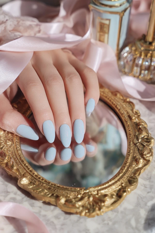 Opulent Soft Petal Geometry Nails - photo 2