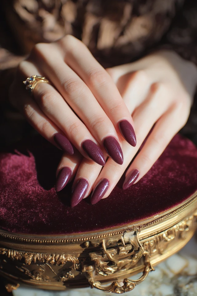 Modern Mini Stiletto Silhouette Nails - photo 3