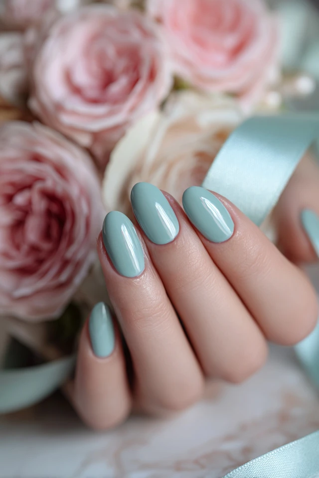 Polished Natural Rounded Geometry Nails - photo 2