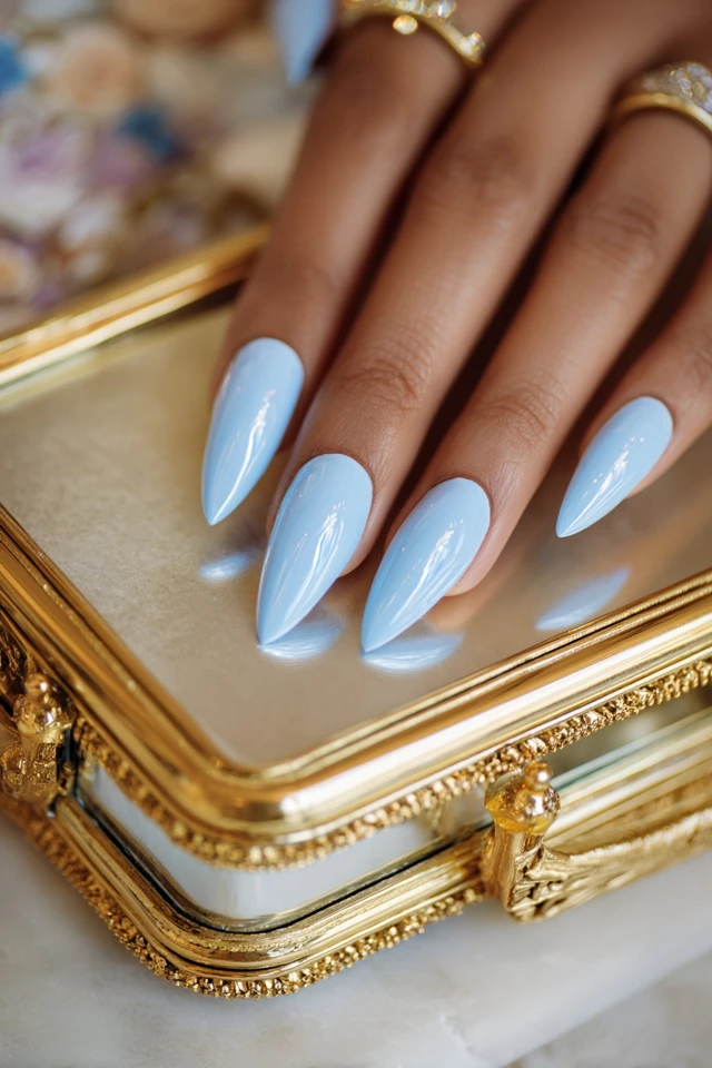 Sculpted Stiletto Silhouette Nails - photo 3