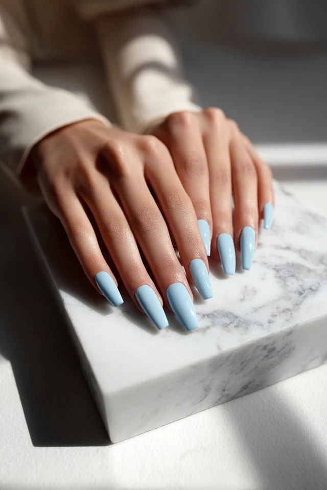 Refined Long Coffin Artistry Nails - photo 3