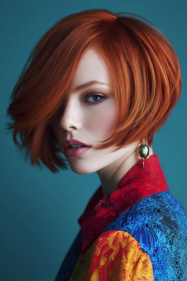 Neck-Length Haircut Clean Line - photo 4
