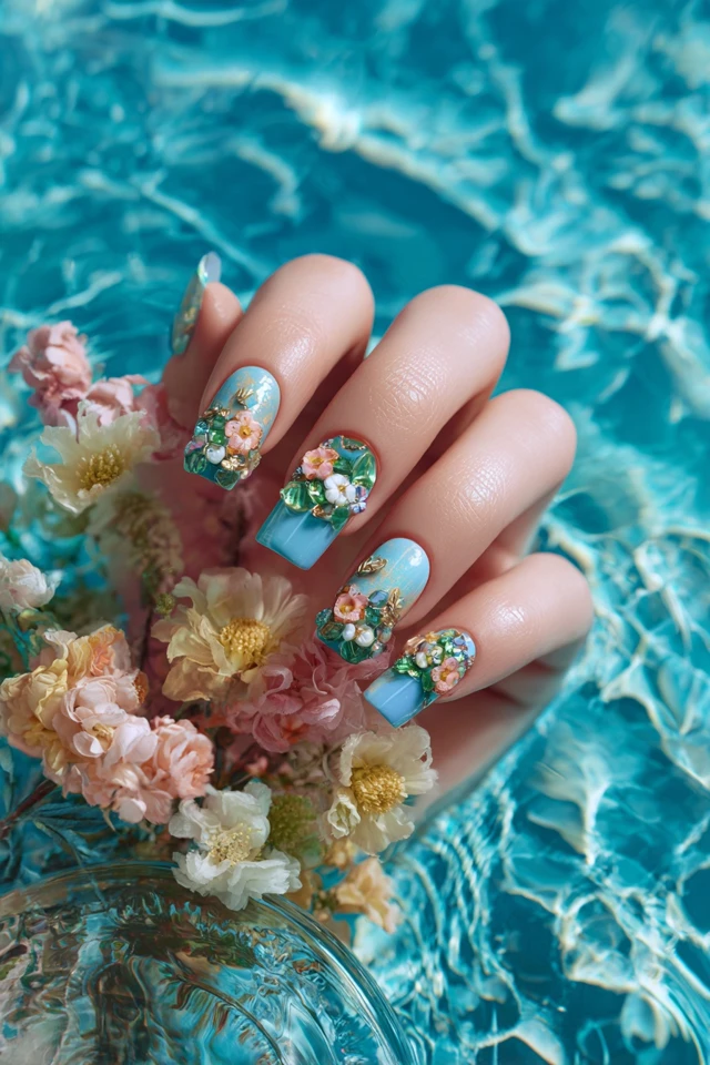 Tropical Summer Symphony Nails - photo 3