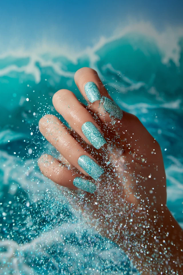 Tropical Summer Glow Nails - photo 3