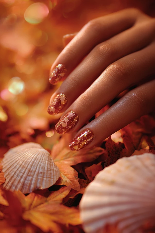 Maple Autumn Elegance Nails - photo 4