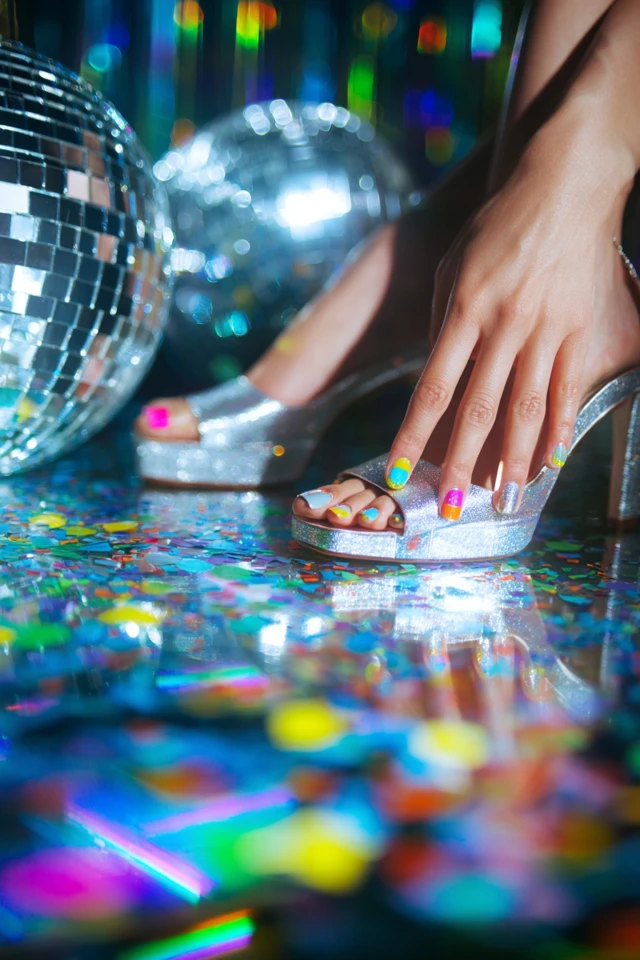 Disco Night Nails Inspiration - photo 4