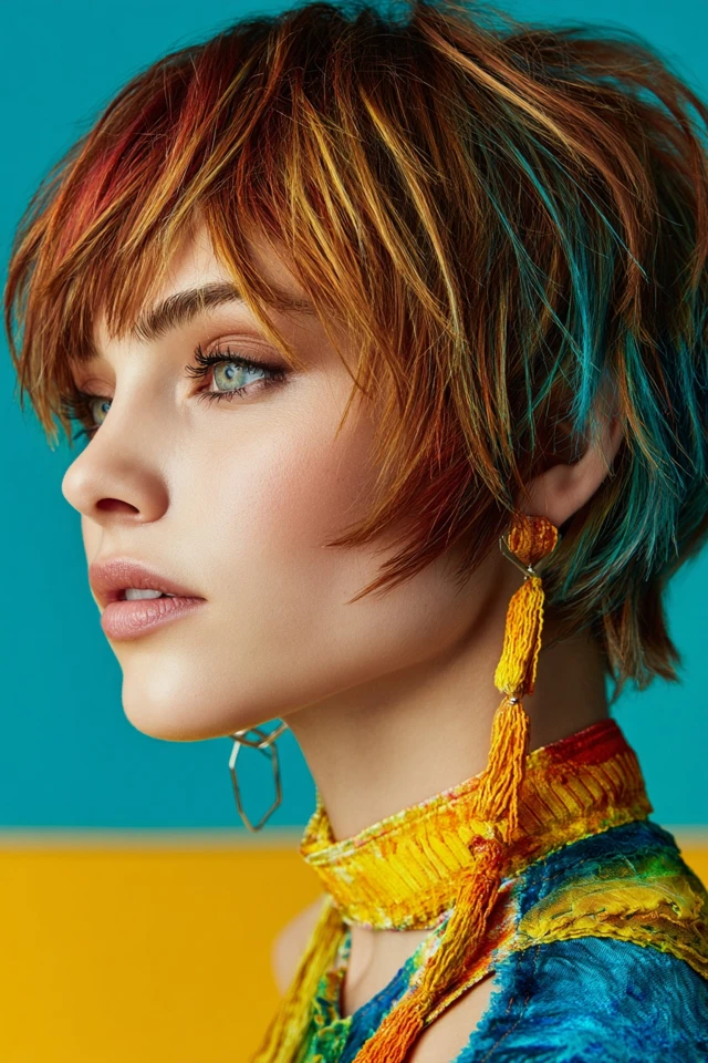 Short Tousled Haircut Effortless