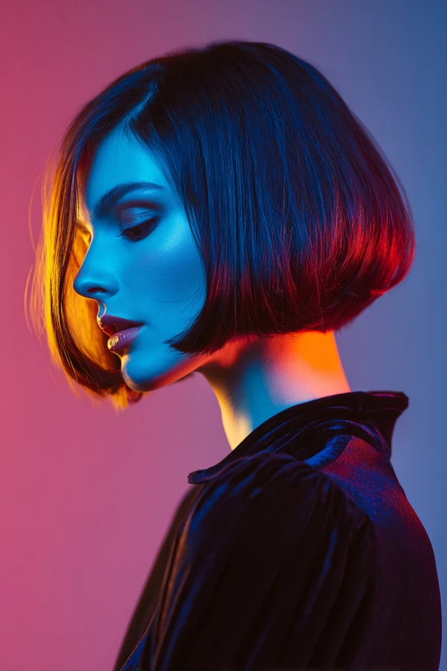 Inverted Bob Haircut For Volume
