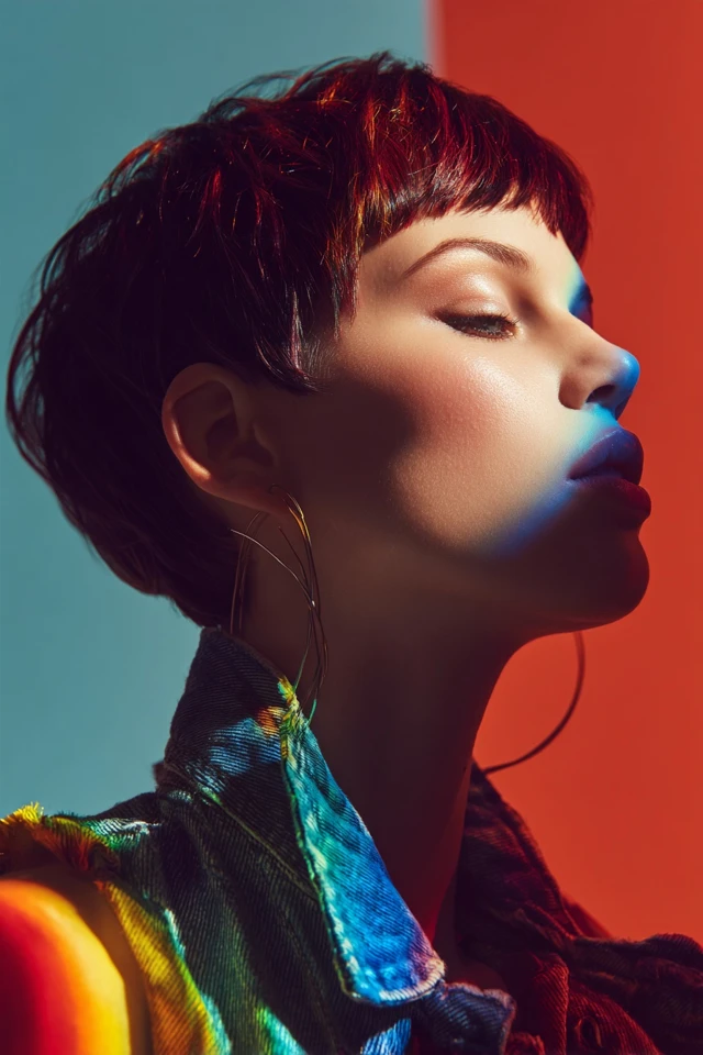 Ultra Short Blunt Haircut Shine