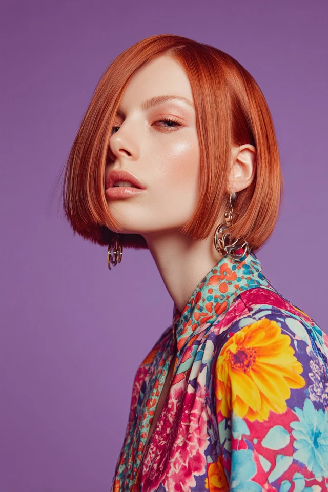 Mid-Back Straight Haircut Shine