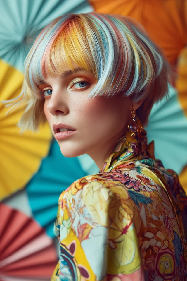 Shoulder-Length Razor Haircut