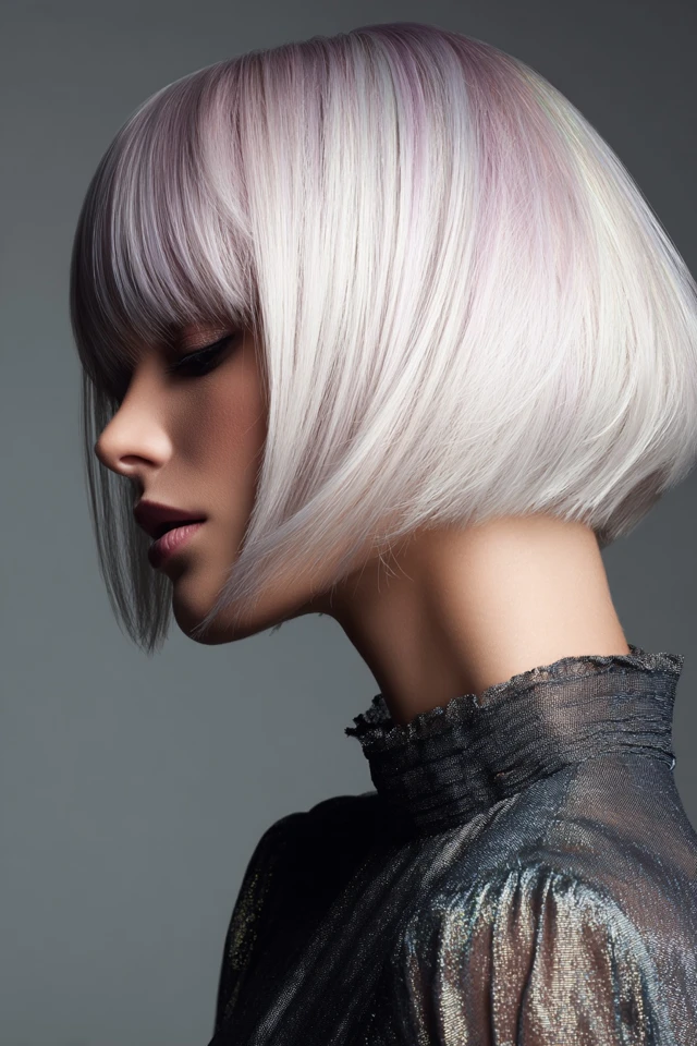 Collarbone-Length Layered Haircut