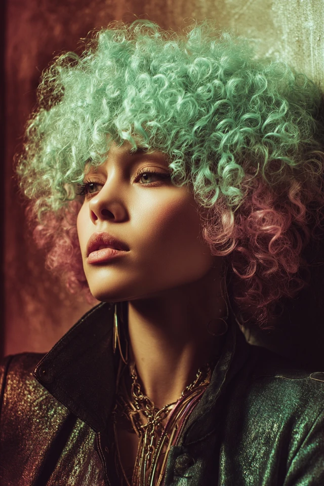 Medium Curly Haircut Shape