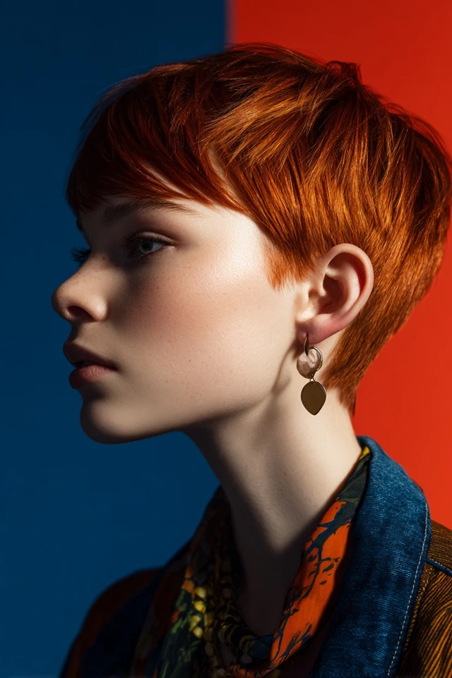 Short Angled Haircut Edge