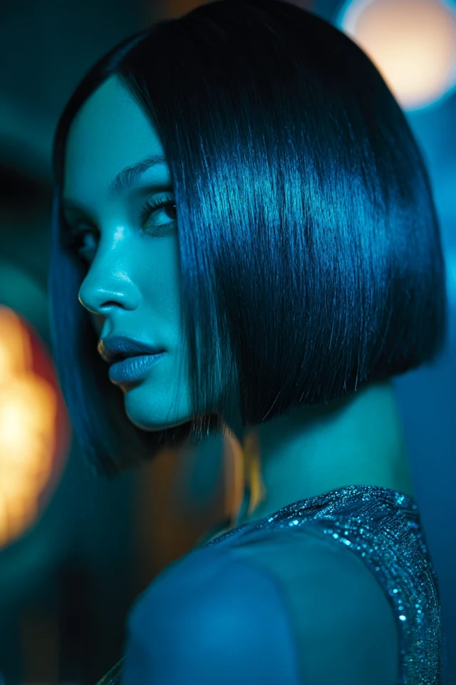 Shoulder-Length Sleek Haircut - photo 2
