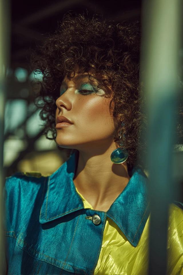 Collarbone-Length Curly Haircut - photo 2