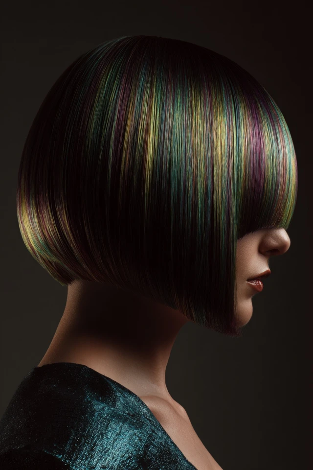 Shoulder-Length Sliced Haircut - photo 2