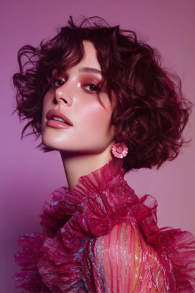 Medium Wavy Haircut Soft Glam - photo 2