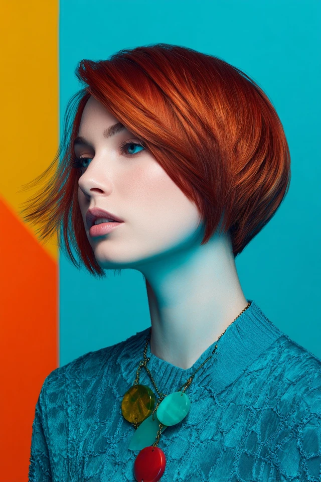 Short Angled Haircut Edge - photo 2