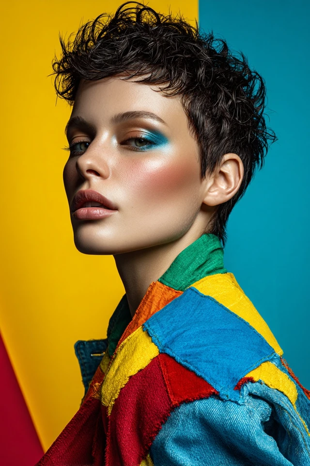 Short Messy Haircut Cool-Girl - photo 2