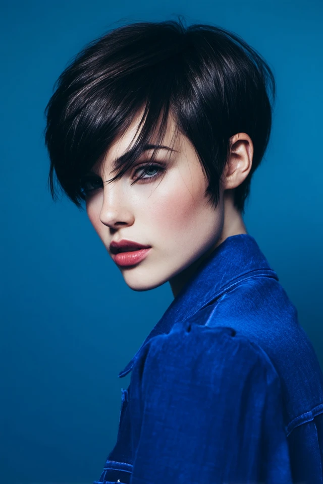 Short Sleek Haircut Glassy - photo 2